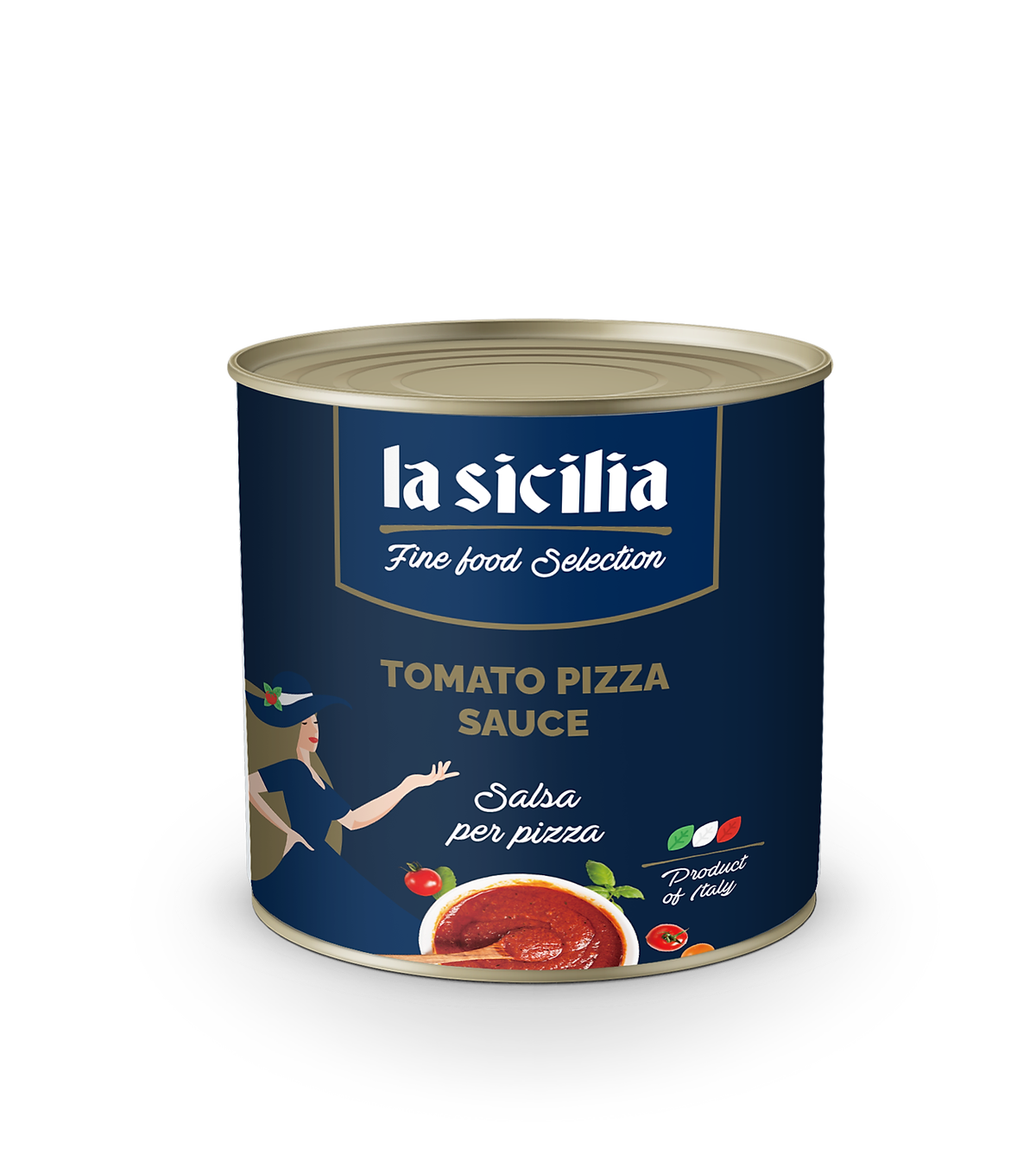 Sốt Cà Chua - Pizza Sauce Chuyên Dùng Cho Pasta Và Pizza - Hộp 2,5Kg La Sicilia Italia