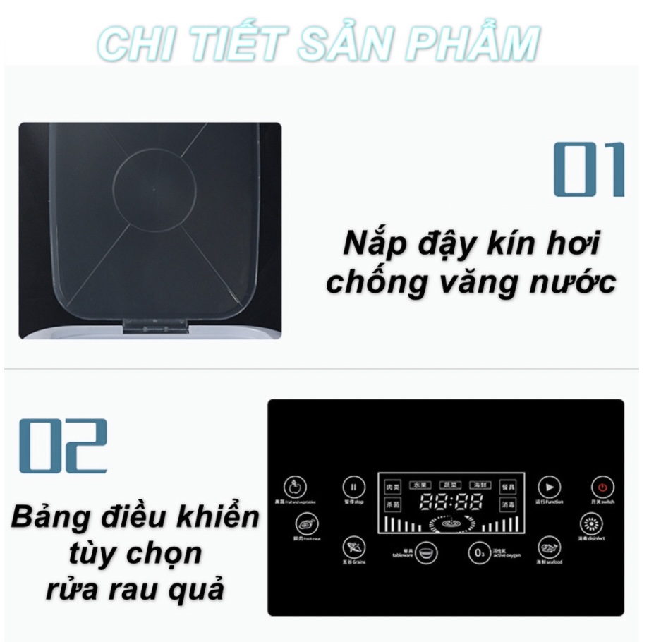 Máy Rửa Rau Quả Thực Phẩm gia đình - giữ gìn sức khỏe hiệu quả