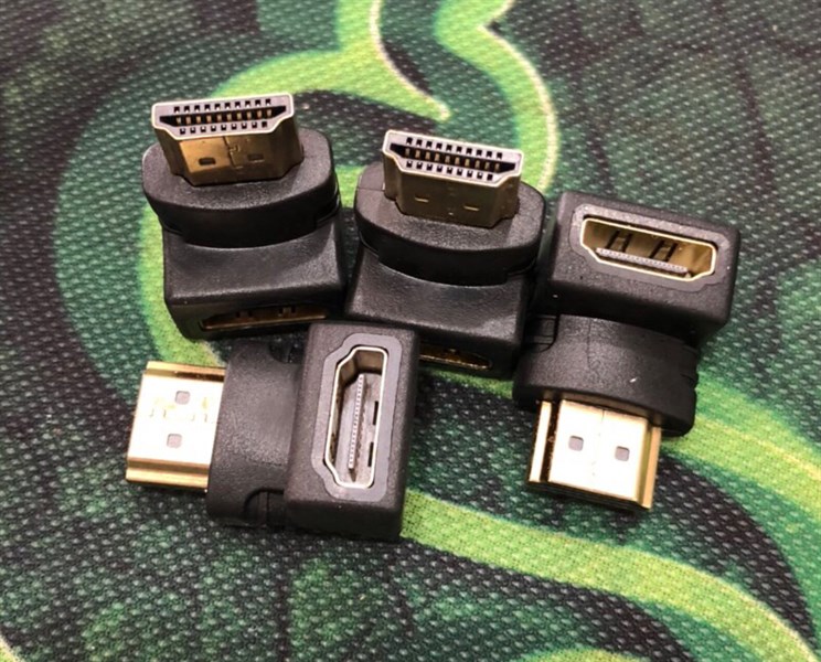 Đầu đổi góc HDMI bo góc 90 độ