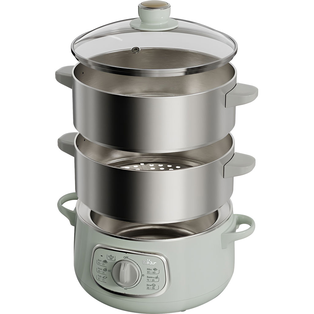 Nồi hấp và lẩu điện đa năng Bear DZG-D80G5 - Hàng chính hãng