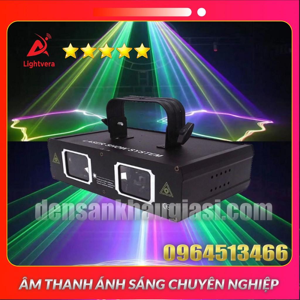 Đèn Laser Quét Tia Đèn Laser 2 Cửa 7 Màu Dành Cho Phòng Bay Phòng Karaoke Đèn Sân Khấu Lightvera