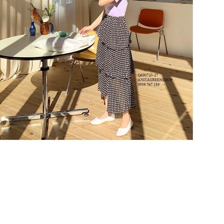 Q690720 CHÂN VÁY NỮ TẦNG