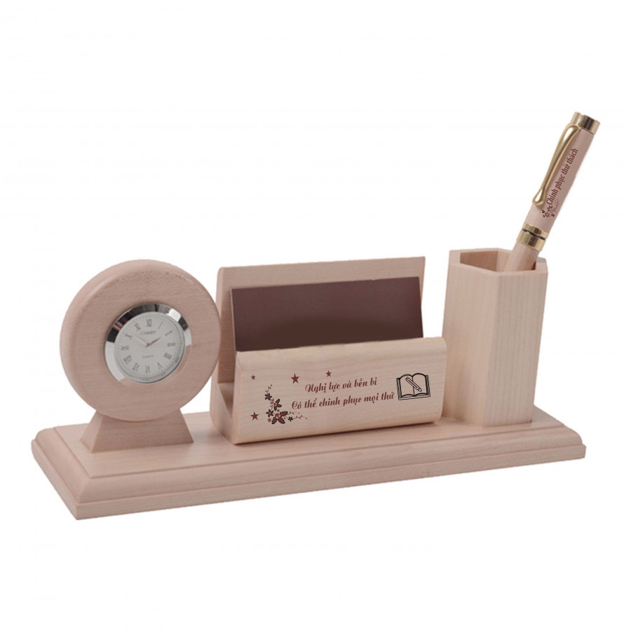 Bút mực cao cấp Maple & Lọ cắm bút để bàn - WG83