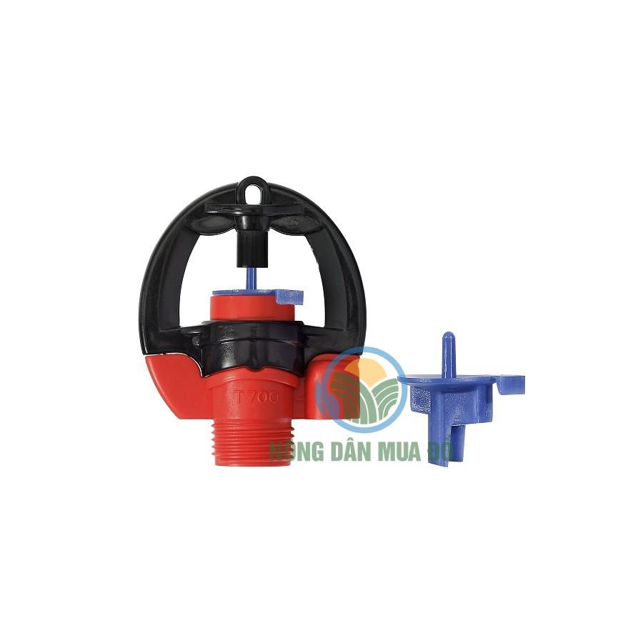 Bộ 10 Béc Tưới Cây Tưới Hoa T700 250L Tặng Kèm Đầu Nối- Béc Phun Mưa Cao Cấp