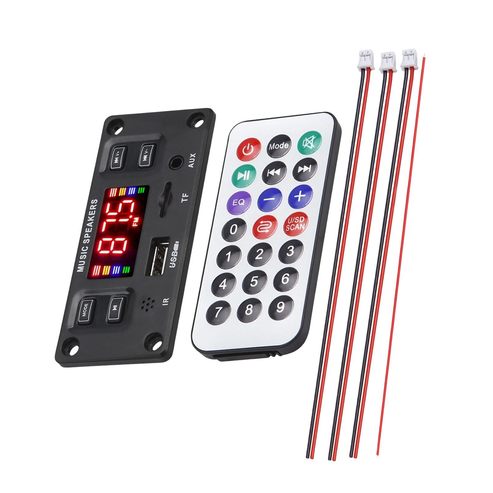 Bluetooth MP3 Board USB TF Radio AUX FM MP3 WMA WAV Ape Stereo