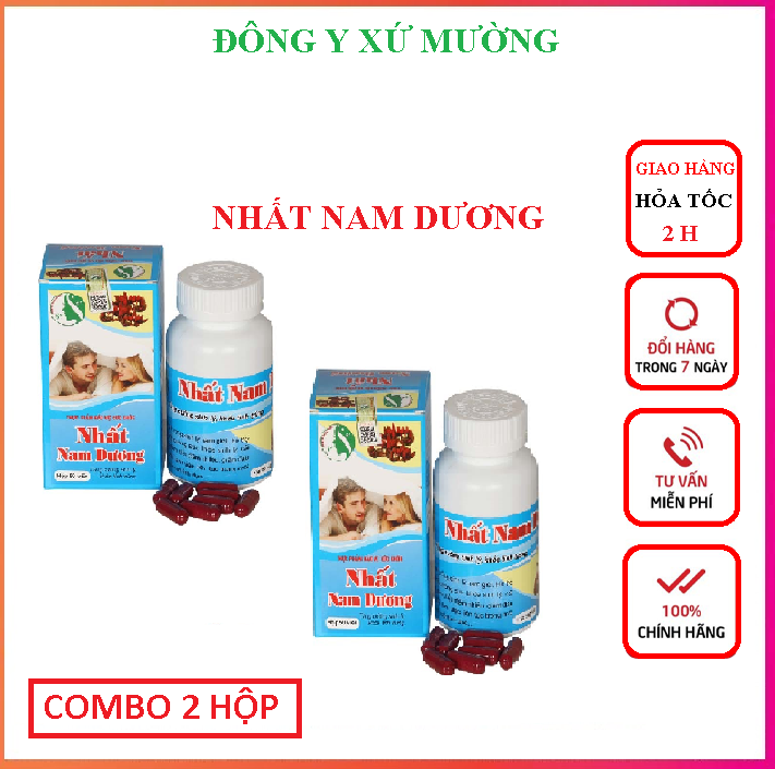 [Combo 2 Hộp] Nhất Nam Dương Khoẻ Tinh Trùng Tăng Cường Sinh Lý Nam Giới An Toàn Hiệu Quả