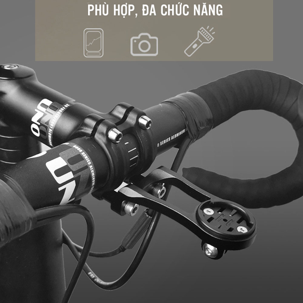 Hình ảnh Giá Đỡ Camera, Đèn Pin Cho Xe Đạp Gắn Ghi Đông Xe Đạp Cho Xe Đạp Phù Hợp Với Garmin/Cateye/Bryton