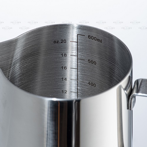 Ca đánh sữa Inox 304 màu bạc