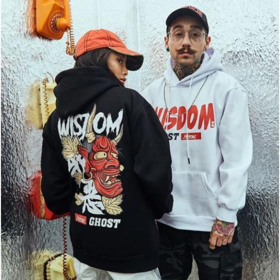 Áo hoodie msicrow mặt quỷ nỉ bông oversize