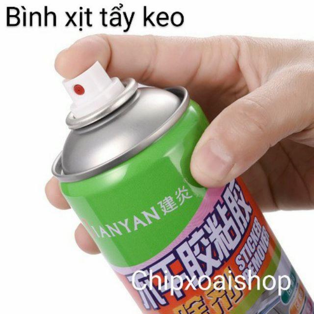 Chai Xịt Tẩy Keo Băng Dính Đa Năng- 【XỊT XANH 】