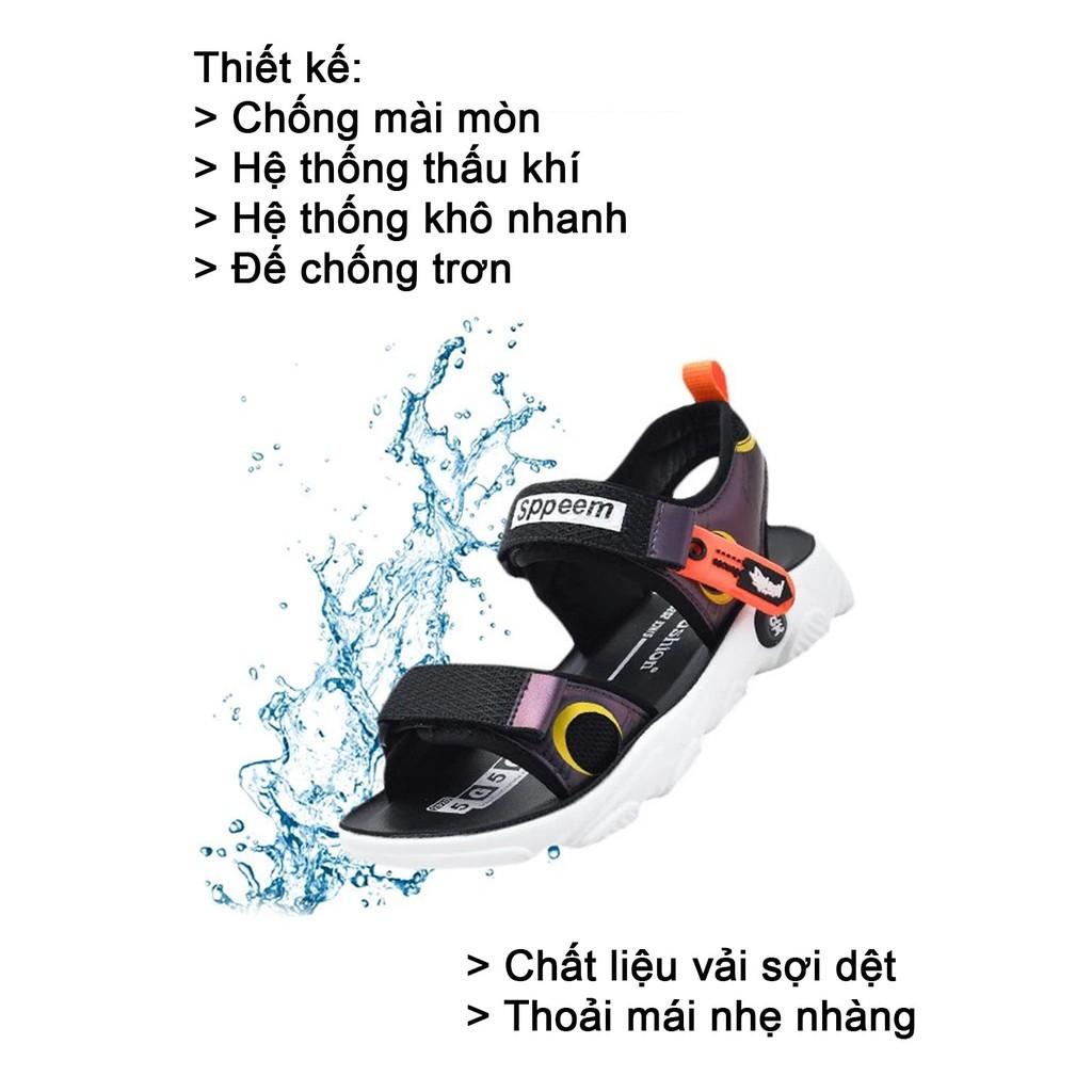 Giày sandal thiết kế đế mềm kiểu Hàn Quốc cho các bé trai