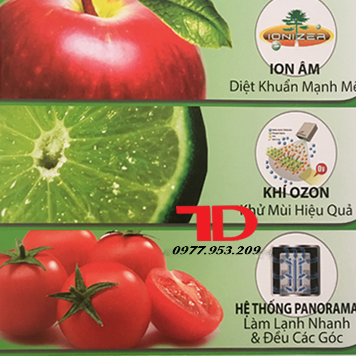 Tem dán dành cho tủ lạnh PANASONIC