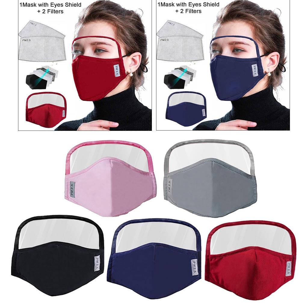 Anti Dust Adults Mouth Cover Masks With Clear Eye