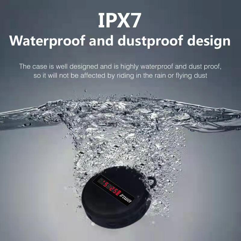 Loa Di Động Bluetooth Cho Xe Máy Xe Đạp Không Dây Loa Âm Thanh Lớn Bluetooth 5.0 Chống Nước IP65 Loa Ngoài Trời Color: LED Camouflage