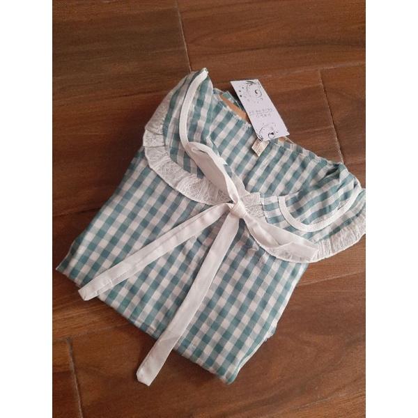 Bộ đồ bầu và sau sinh caro tiểu thư túi hoa có video và ảnh cận chất vải