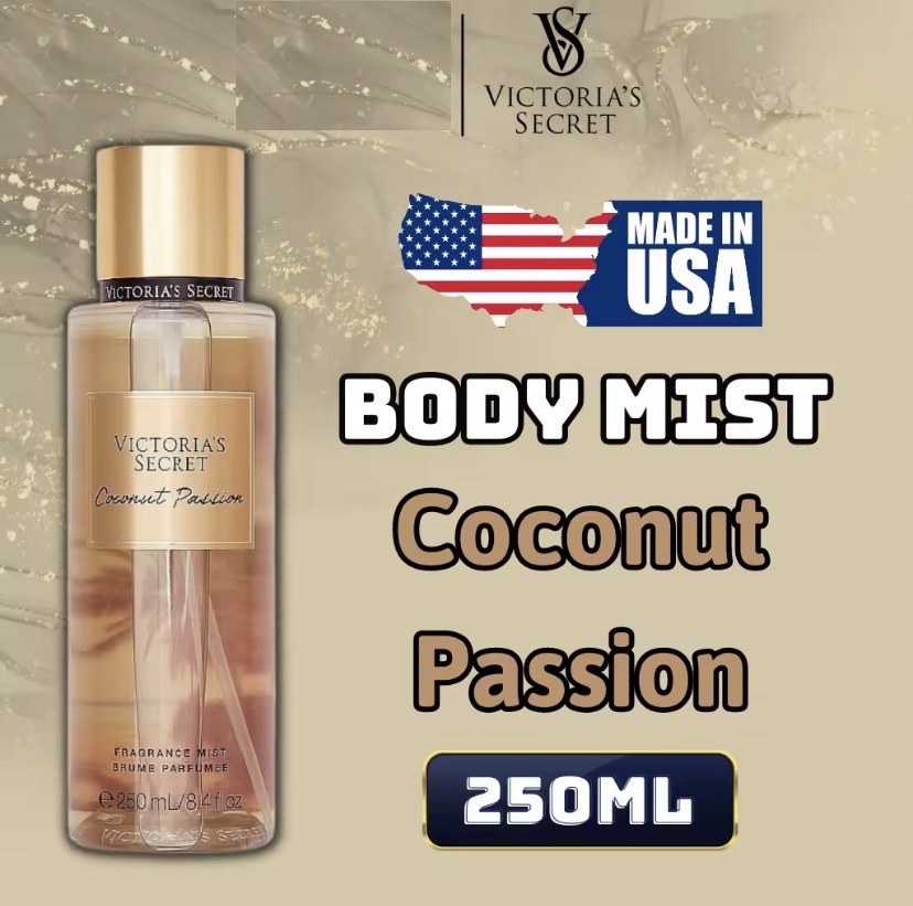 Hình ảnh Victoria Secret Coconut Passion Chính Hãng - Body Mist Victoria Secret Coconut Passion 250ml & Lotion Victoria Secret Coconut Passion 236ml Chính Hãng