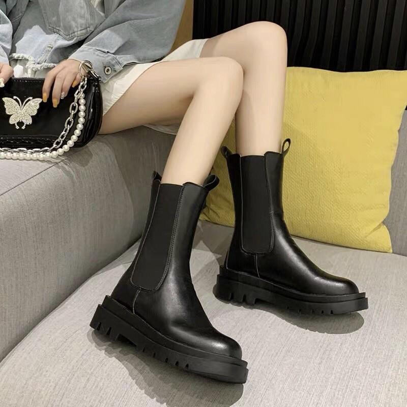 GIÀY BOOT ULZZANG CAO CỔ BẮP CHÂN