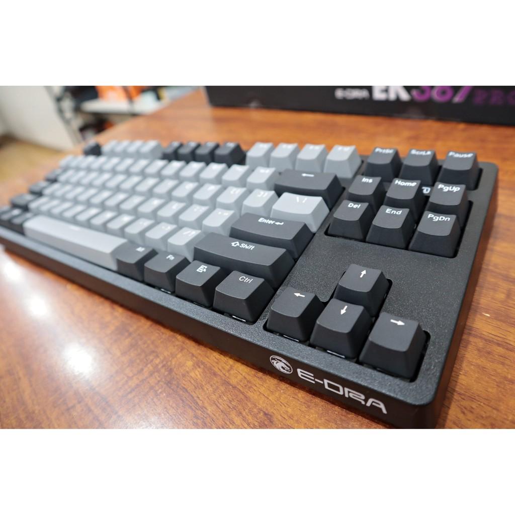 Phím cơ E-Dra EK387 PRO keycaps PBT - Hàng chính hãng bảo hành 2 năm ░G░I░Á░ ░R░Ẻ░