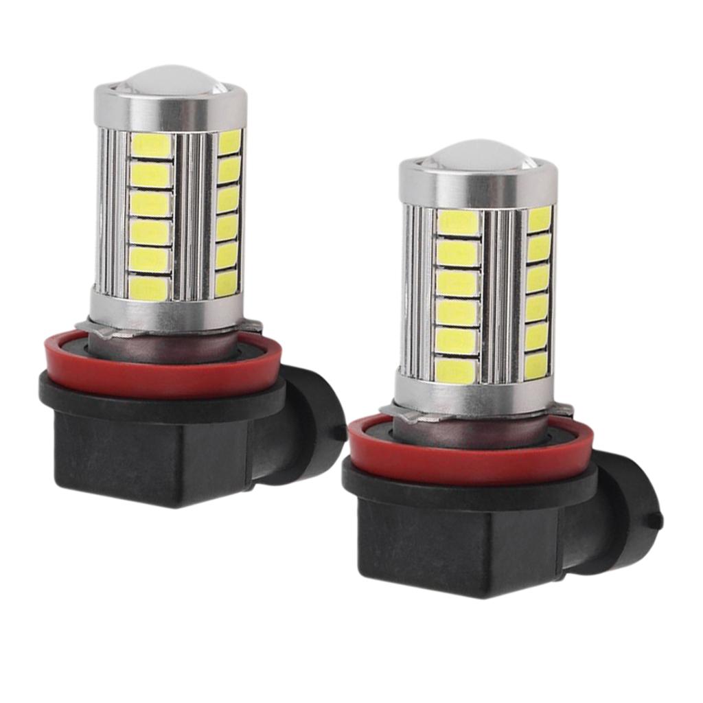 2Pcs 6000K H11 21 LED Fog Driving Light Bulbs DRL Super