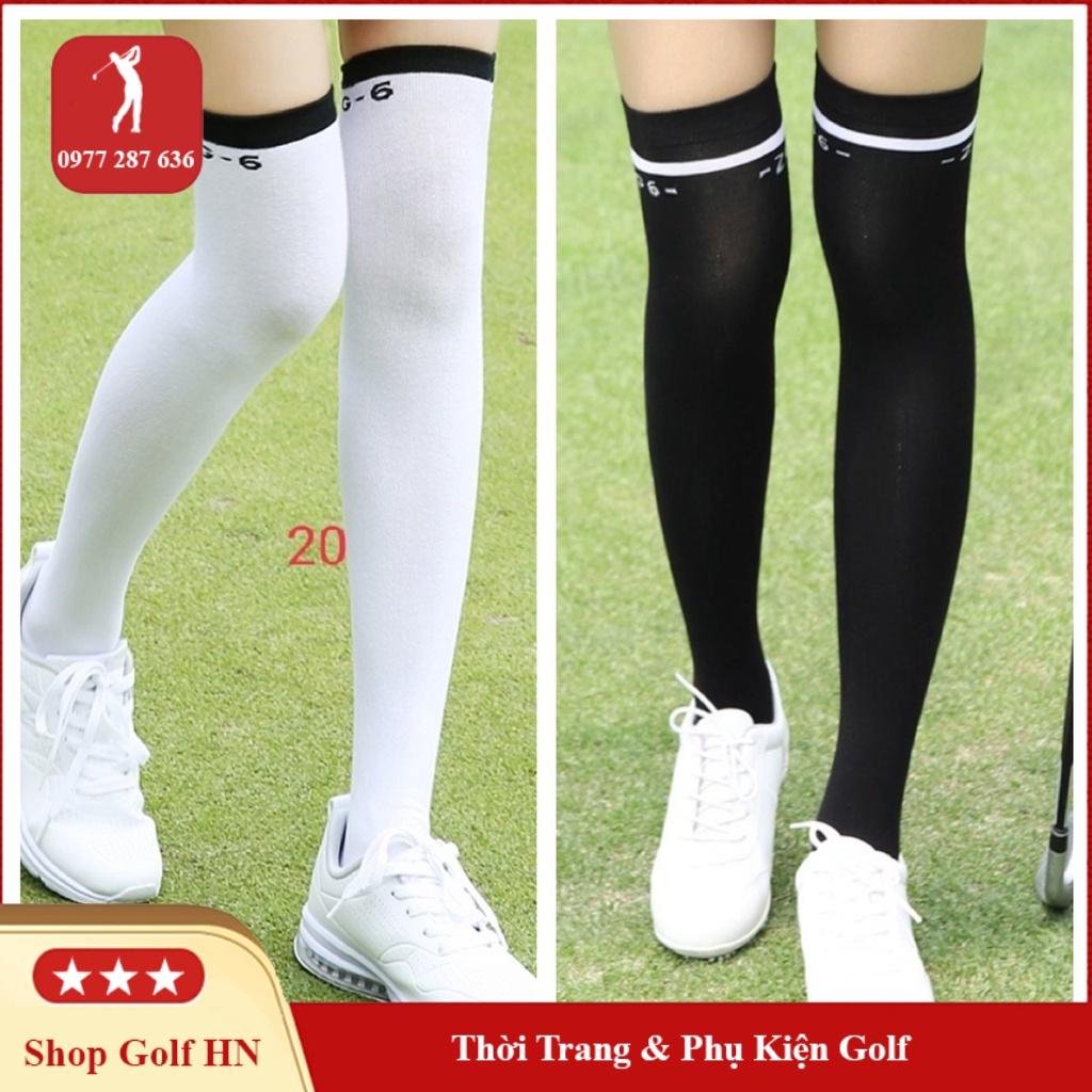 Tất golf nữ cao cổ co dãn tốt phụ kiện thể thao golf cao cấp TG009