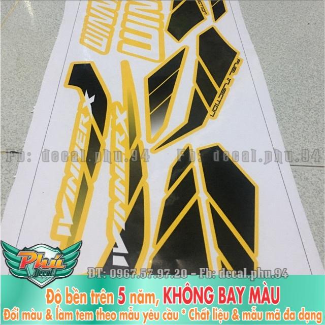 Tem rời Winner X Vàng Đen + Đỏ đen -1