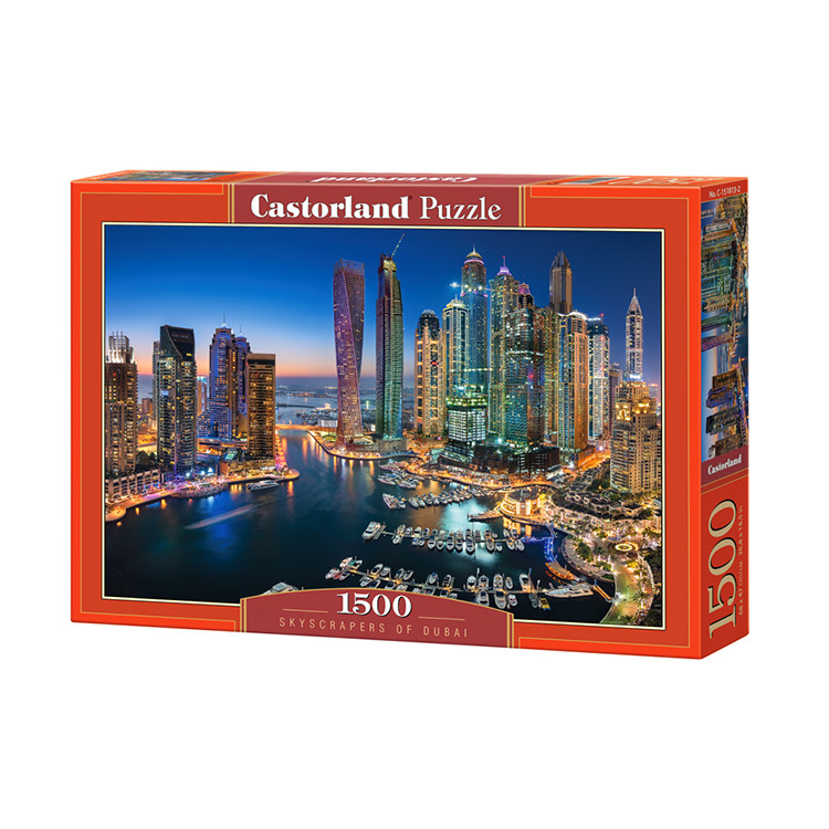 Xếp hình puzzle Skyscrapers of Dubai 1500 mảnh CASTORLAND C1518132