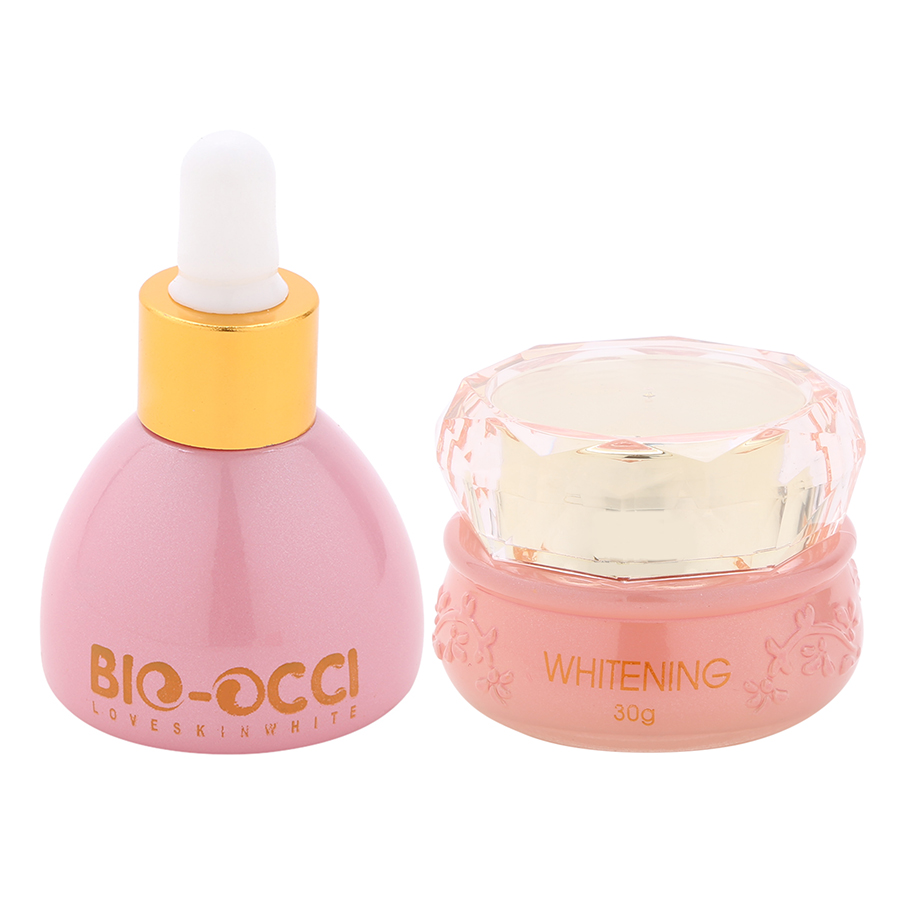 Combo Dưỡng Trắng Da, Tái Tạo, Ngừa Lão Hóa Da Whitening Cream - Recovery Help Bio-Occi (30g) Và Serum Whitening Serum - Recovery Help Cbd Bio-Occi (15ml)