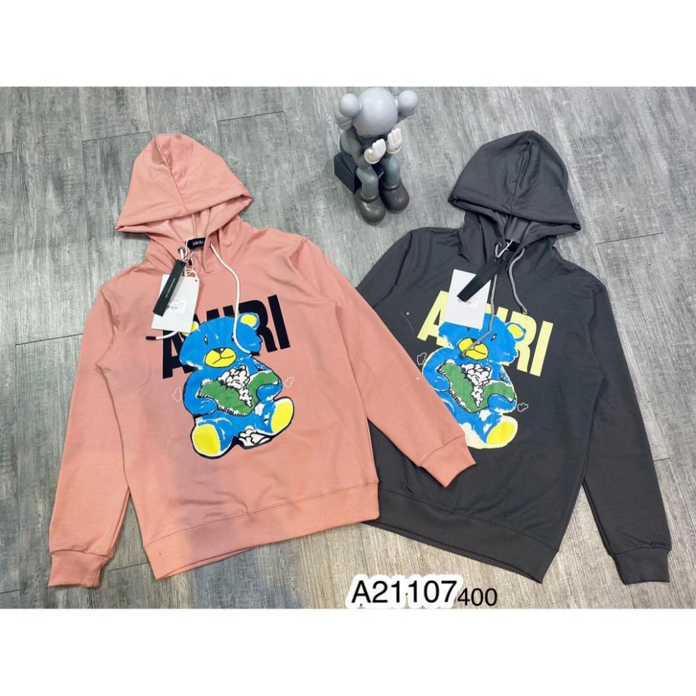 Áo nỉ hoodie Amiri in hình gấu - Áo Nỉ có mũ cho nam