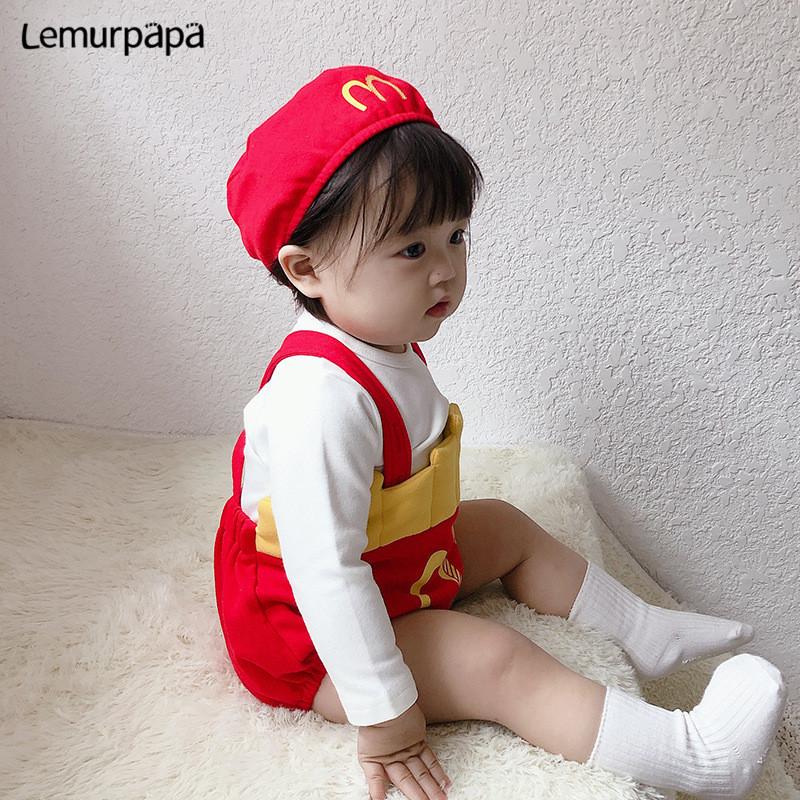 Mùa Xuân Năm 2020 Mới Sinh Em Bé 0-3Years Dành Rompers Quần Sịp Đùi Một Trong Những Bộ Trang Phục Hoạt Hình Bebe Quần Áo