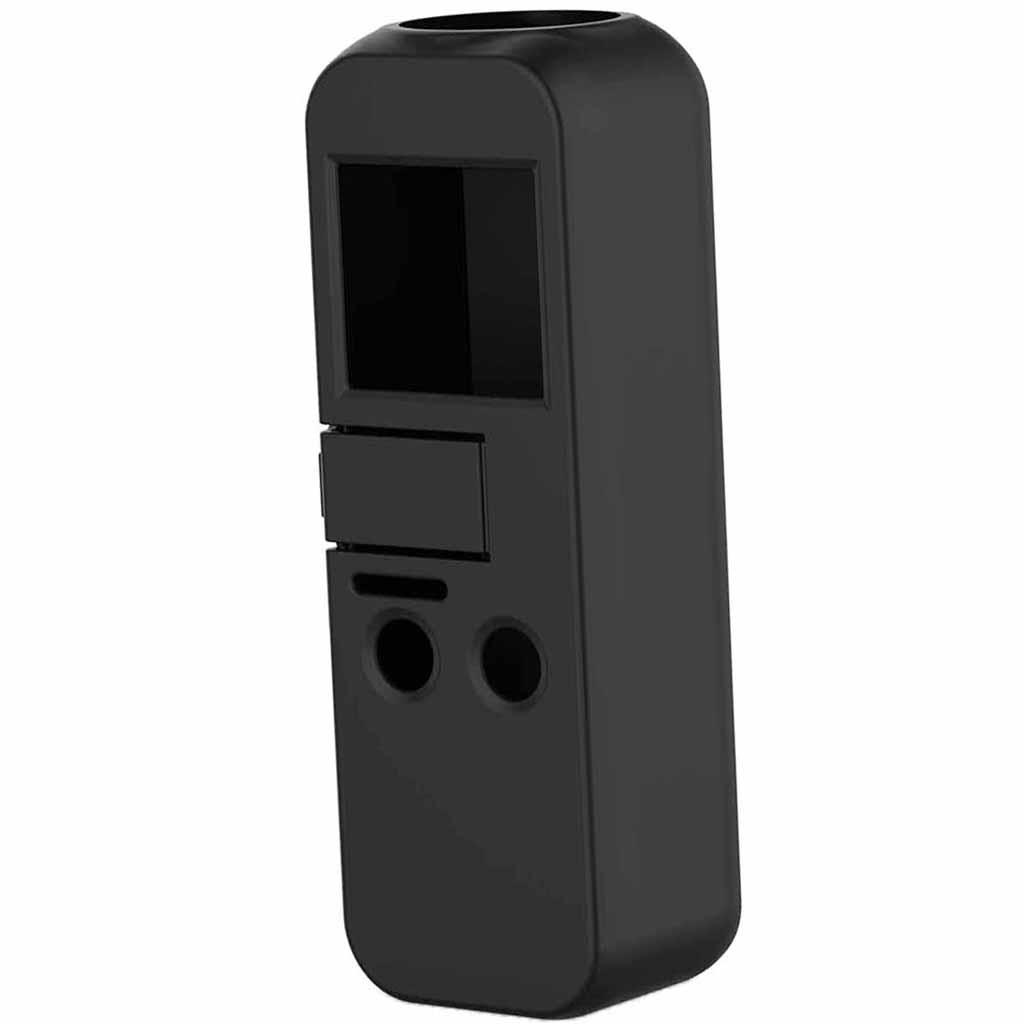 Handheld Camera Soft Silicone Protective Case Cover Shockproof Sleeve Compatible with DJI Pocket, with Lens Cap
