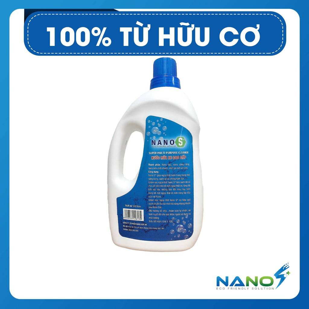 Khử mùi và làm sạch Nội thất Nano S* Car Care - Diệt khuẩn, khử nấm mốc xe sạch bong 500ml