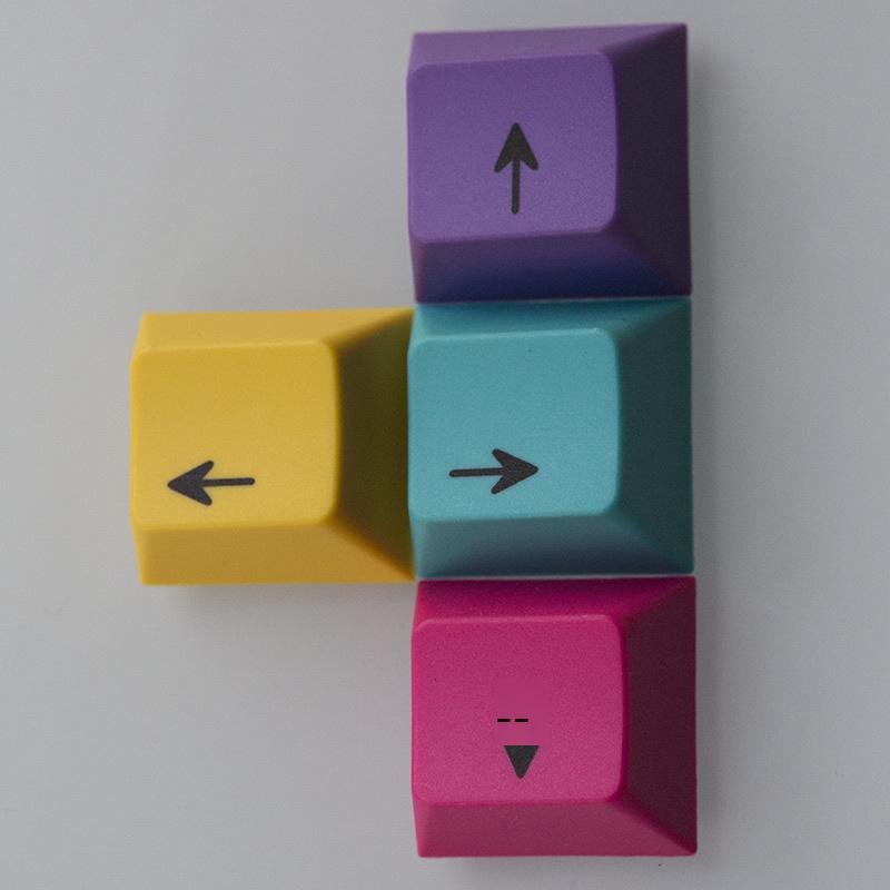 Đảm bảo chất lượng keycap PBT thăng hoa hướng WASD keycap bàn phím cơ keycap trục MX cherry ban đầu chữ thập keycap