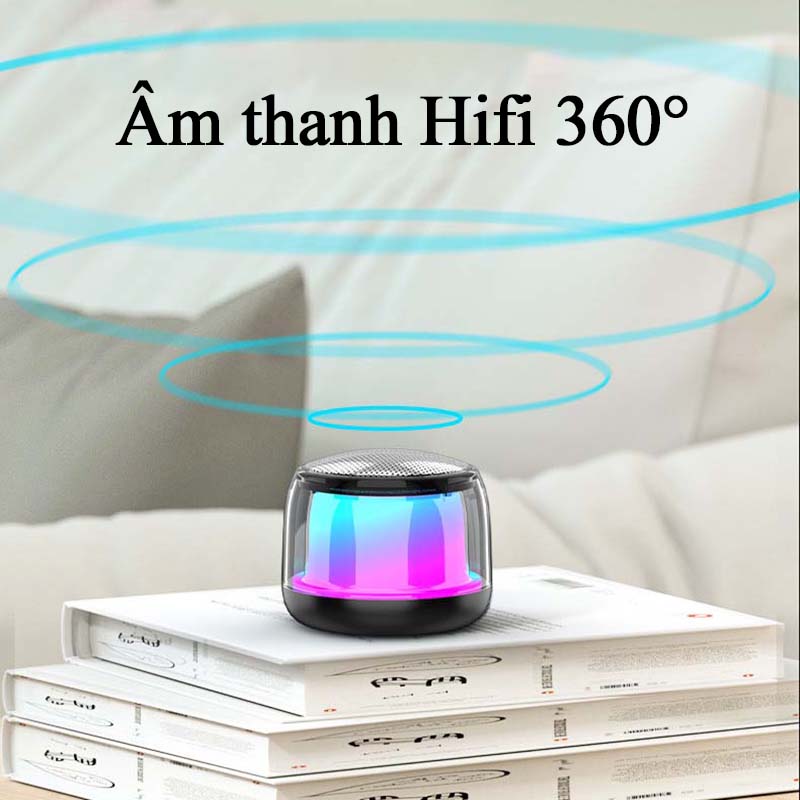 Loa Bluetooth Mini Không Dây Smart Speaker S9 Có Đèn LED Cầm Tay Giá Rẻ Treble Rời Nghe Nhạc Công Suất Lớn Hát Karaoke Vi Tính Tương Thích Với Điện Thoại Máy Tính