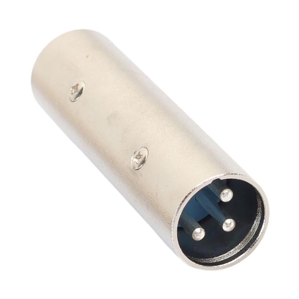 XLR 3Pin Nam Sang XLR Âm Thanh Adapter Chuyển Đổi Cổng Kết Nối Cho Micro