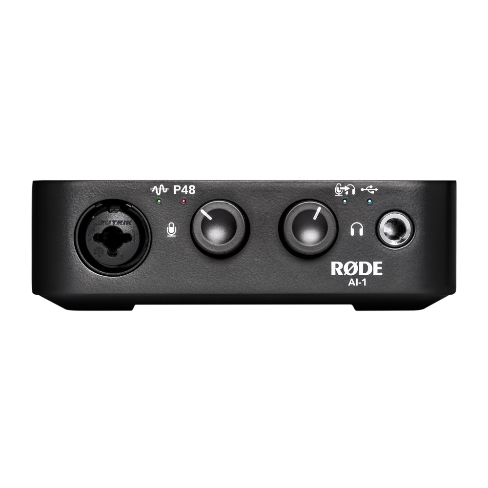 Rode AI-1 - Sound Card Thu Âm 48V Cao Cấp, Nhỏ Gọn Cho Studio, Karaoke Trực Tuyến, Broadcast - Hàng Chính Hãng