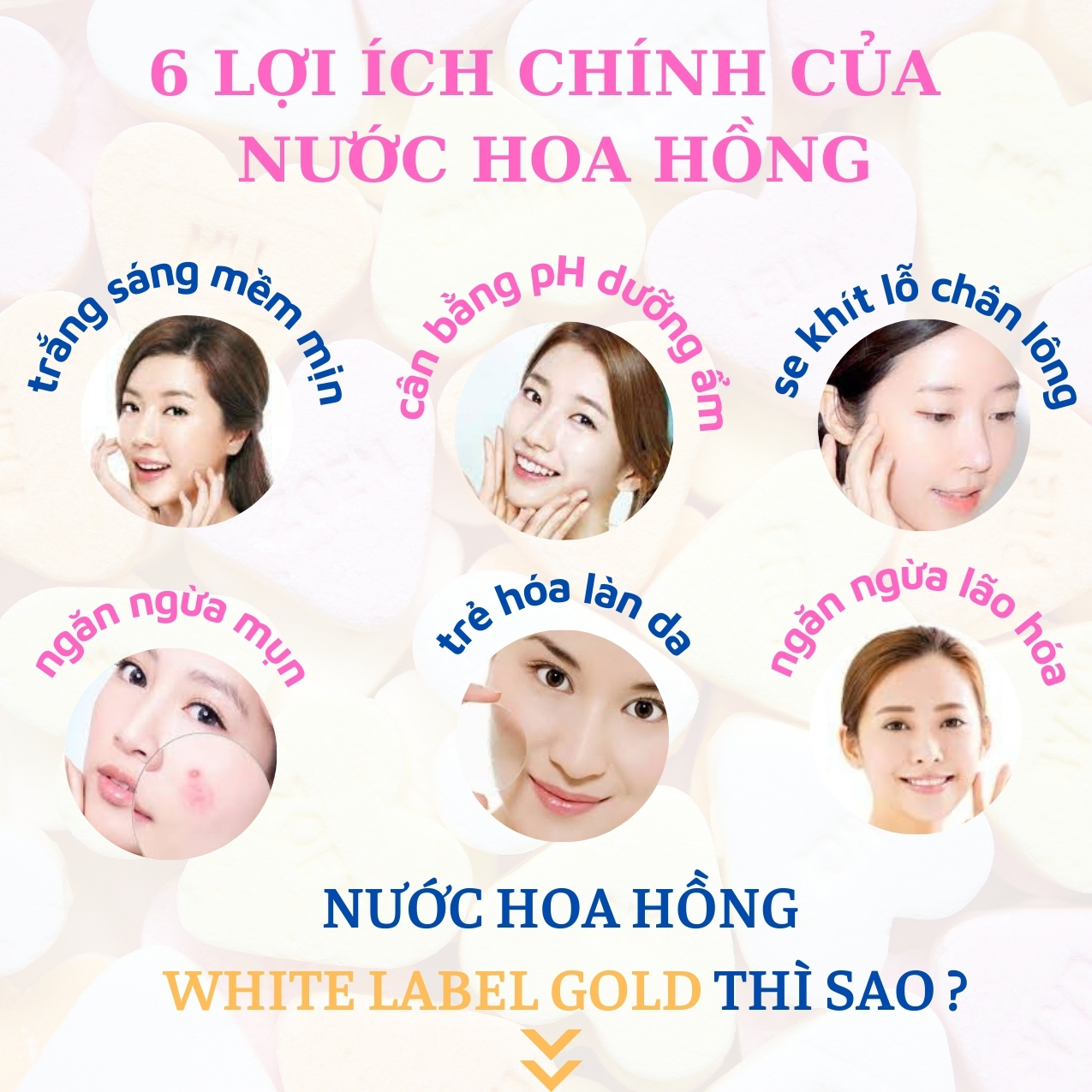 [MỸ PHẨM NHẬT BẢN] Nước Hoa Hồng Nhật Bản MICCOSMO White Label Gold 180g, Nhau Thai Cao Gấp 3 Lần, Dưỡng Trắng, Mờ Thâm Nám, Trẻ Hóa Da, Không Nhờn Rít (WLG08)