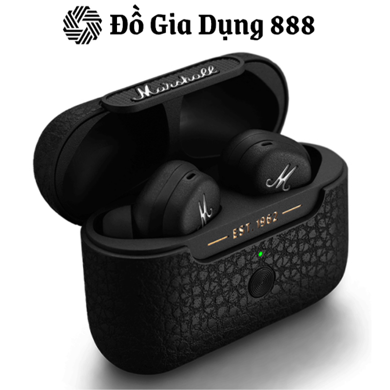 Tai Nghe Truewireless Marshall Motif A.N.C, Bluetooth 5.0, 20 Giờ Nghe Nhạc Liên Tục, Nhập Khẩu, BH 12 Tháng