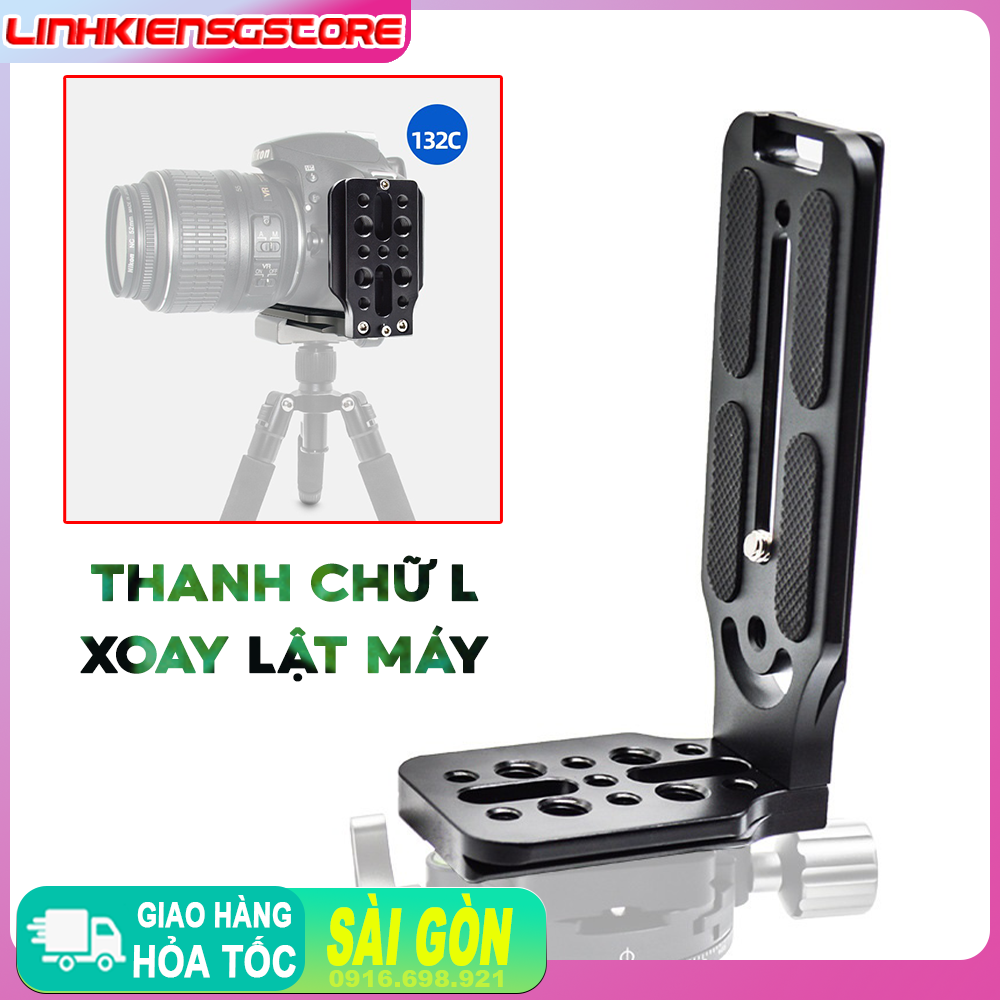 L-Plate đa năng quay và chụp dọc máy ảnh sử dụng cho tripod, Gimbal..