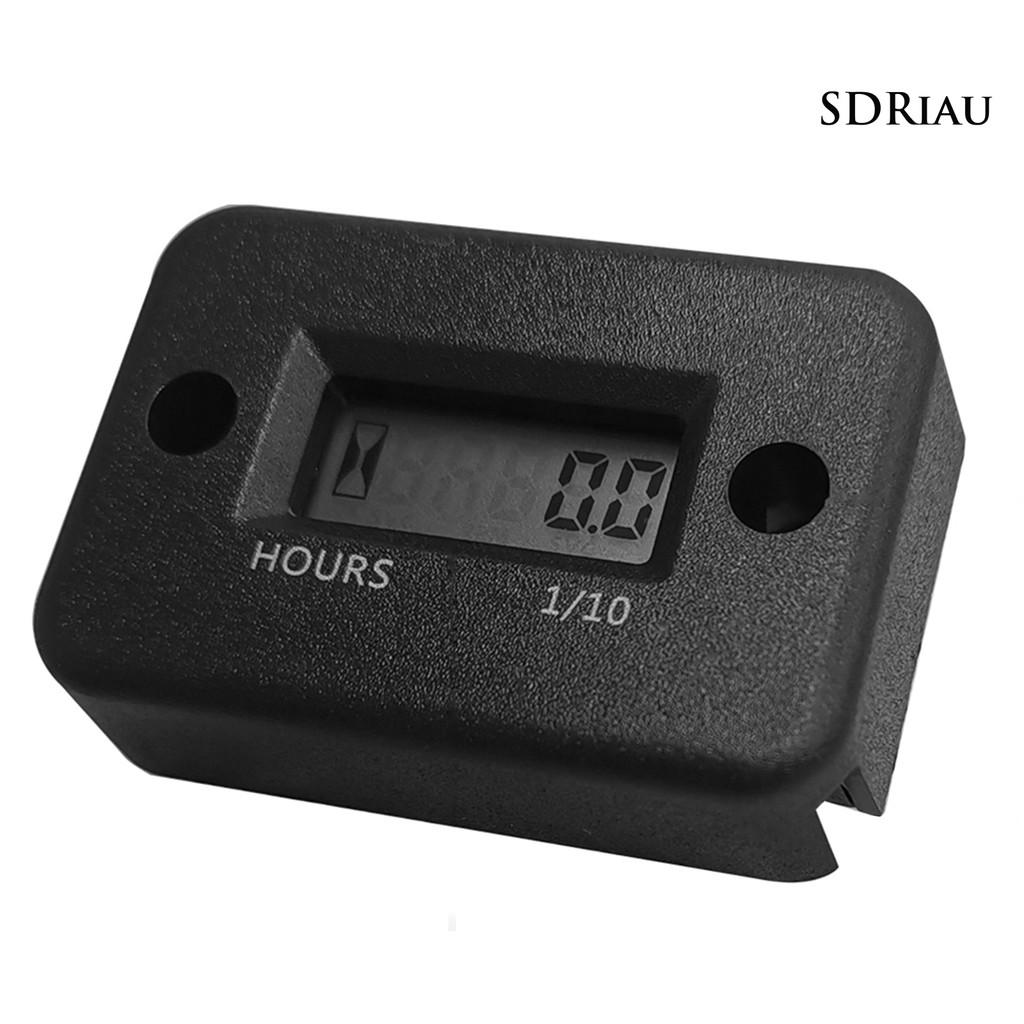 Đồng Hồ Hẹn Giờ Chống Thấm Nước Màn Hình Lcd Cho Xe Mô Tô