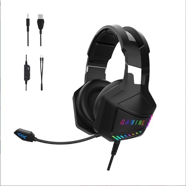 Tai Nghe Chụp Tai Over-Ear Công Suất Cao RGB Gaming PC 7.1 - thế hệ mới