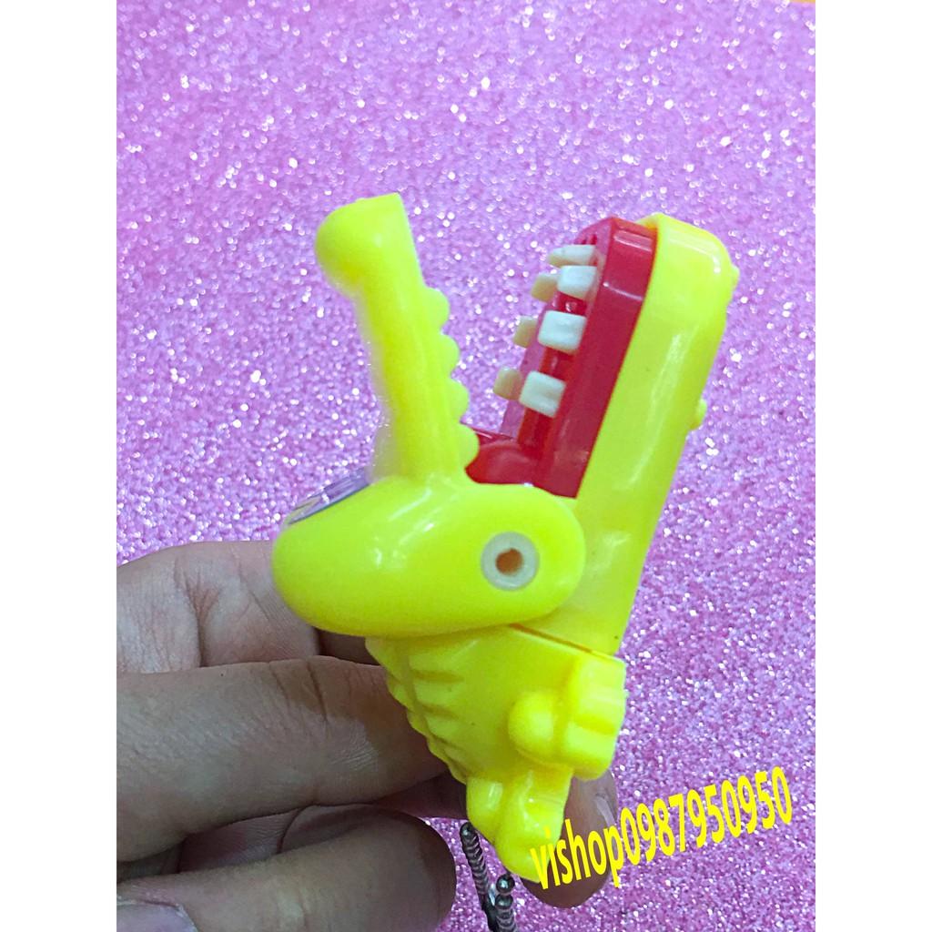 Combo 30 Móc khóa khám răng cá sấu các loại màu