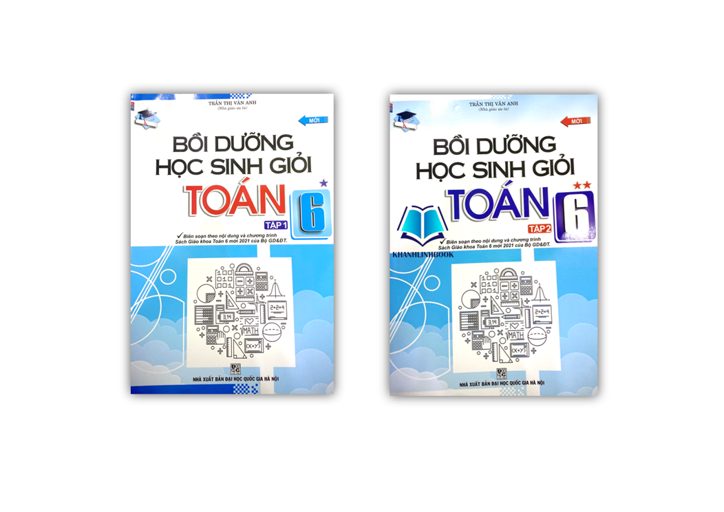 Sách - Combo Bồi Dưỡng Học Sinh Giỏi Toán 6 ( tập 1 + 2 )