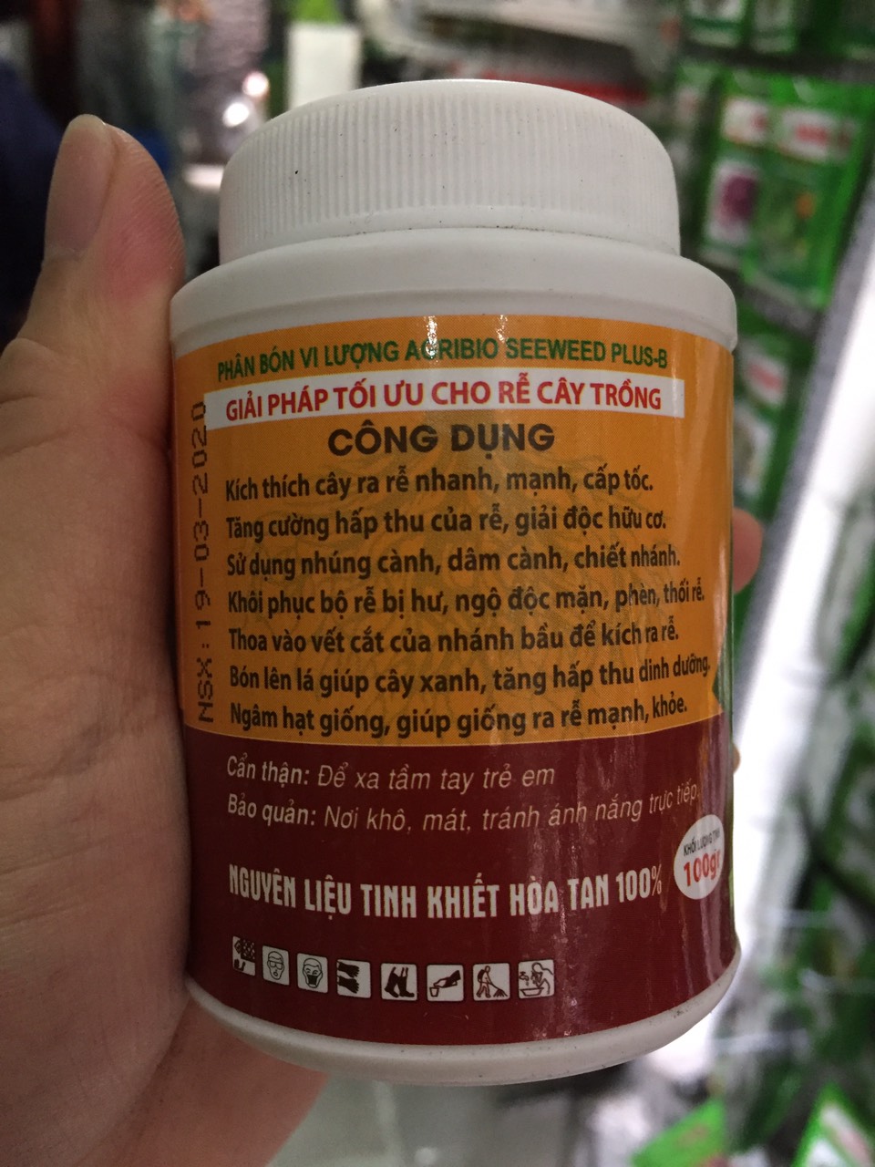 Phân bón kích ra rễ Super Root 3MW 100g