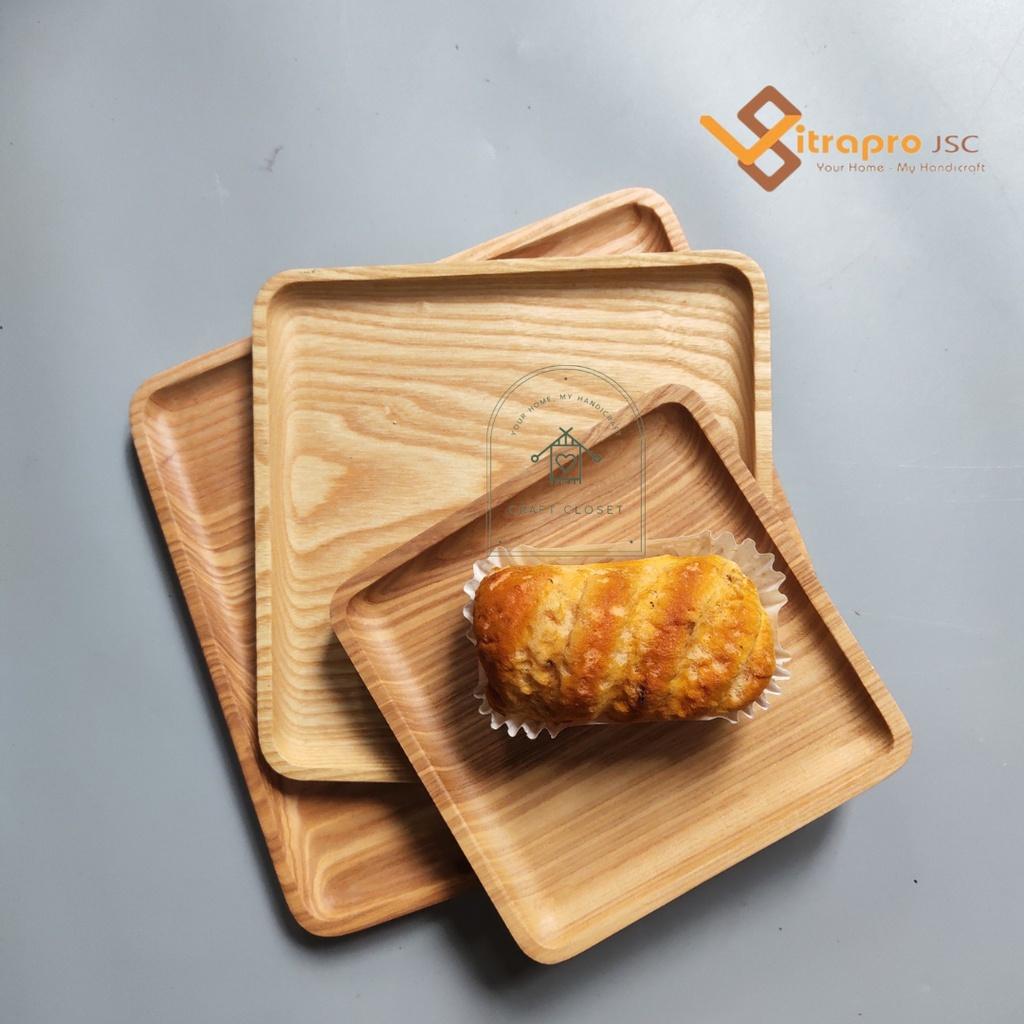 Set Khay Gỗ Tần Bì Decor, Đựng Hoa Quả, Trà Bánh Siêu Xinh