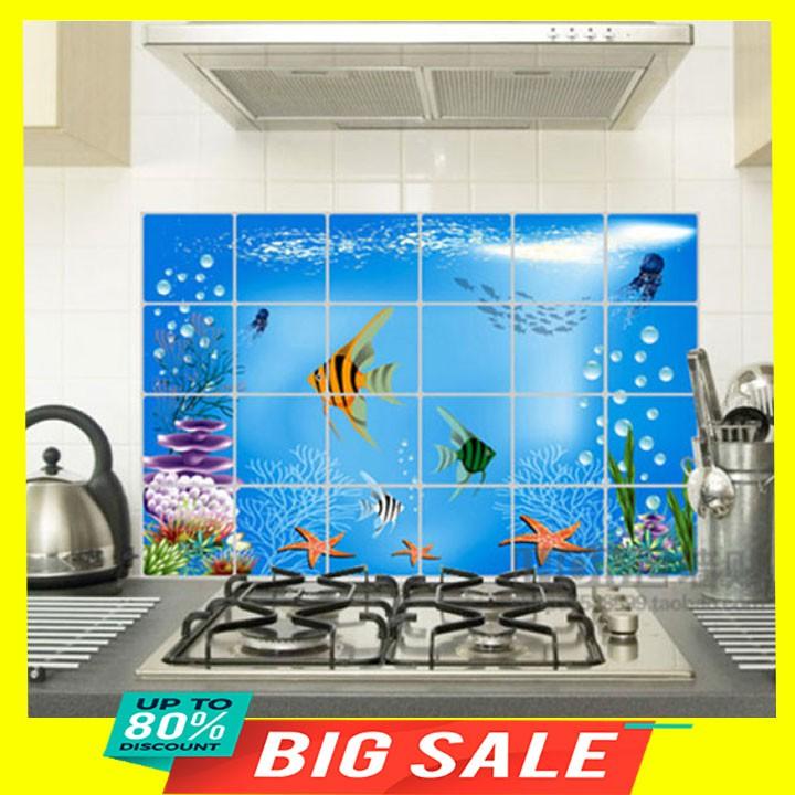 Miếng dán tránh bám bẩn, chịu nhiệt nhà bếp (60 x 90cm)