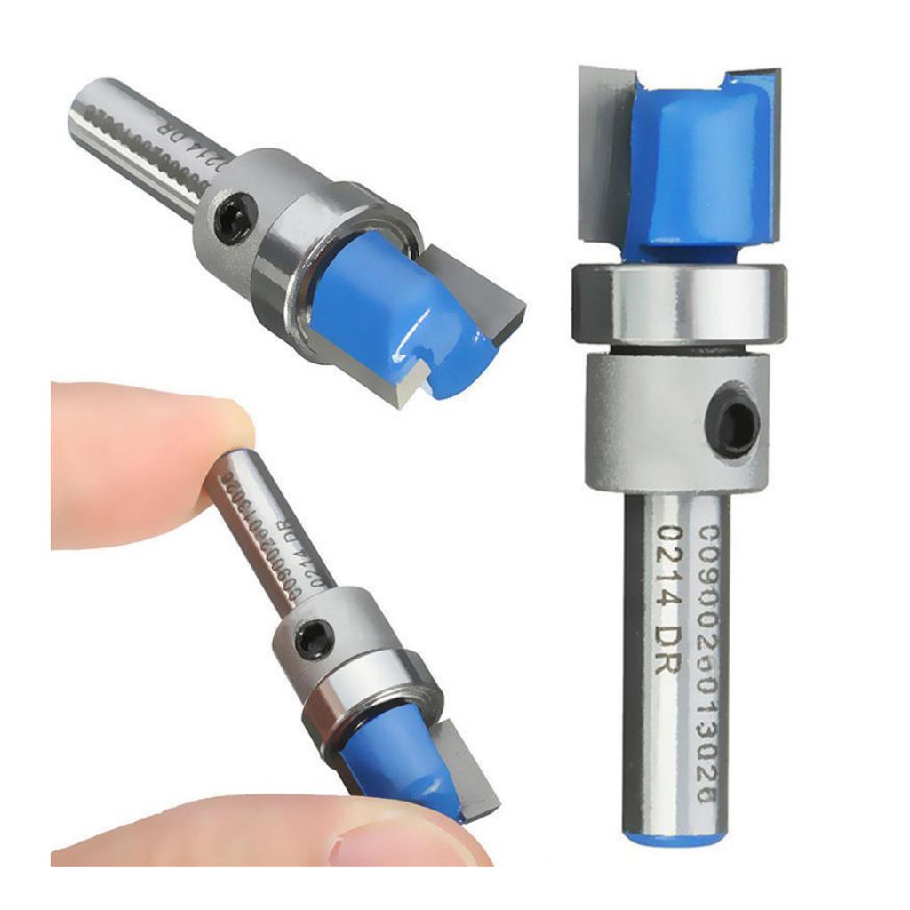 5x Router Bit 1/4 inch Shank Bearing Mortise Template Flush Trim Cutter Tool