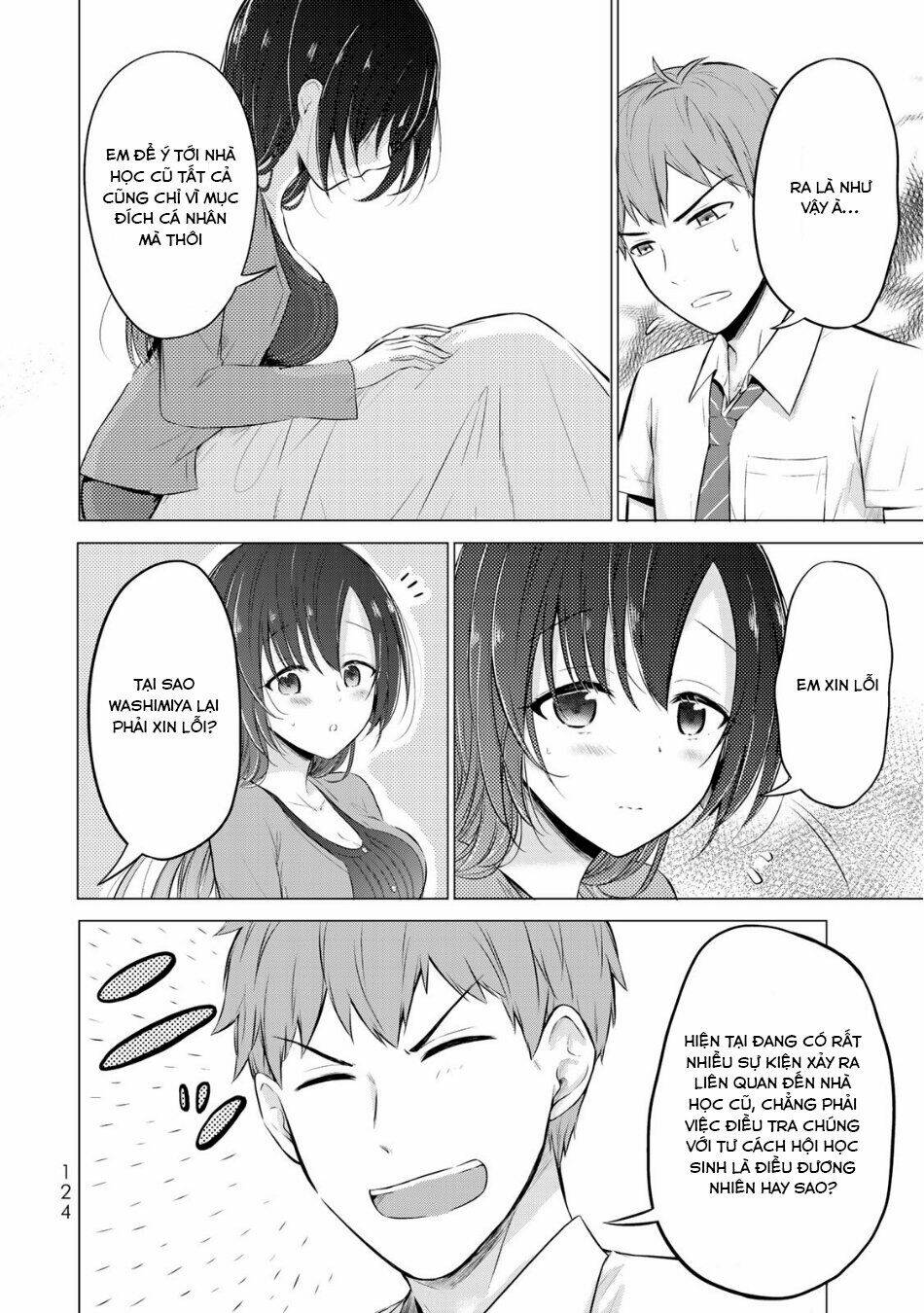 the student council president solves everything on the bed chapter 7.2 10