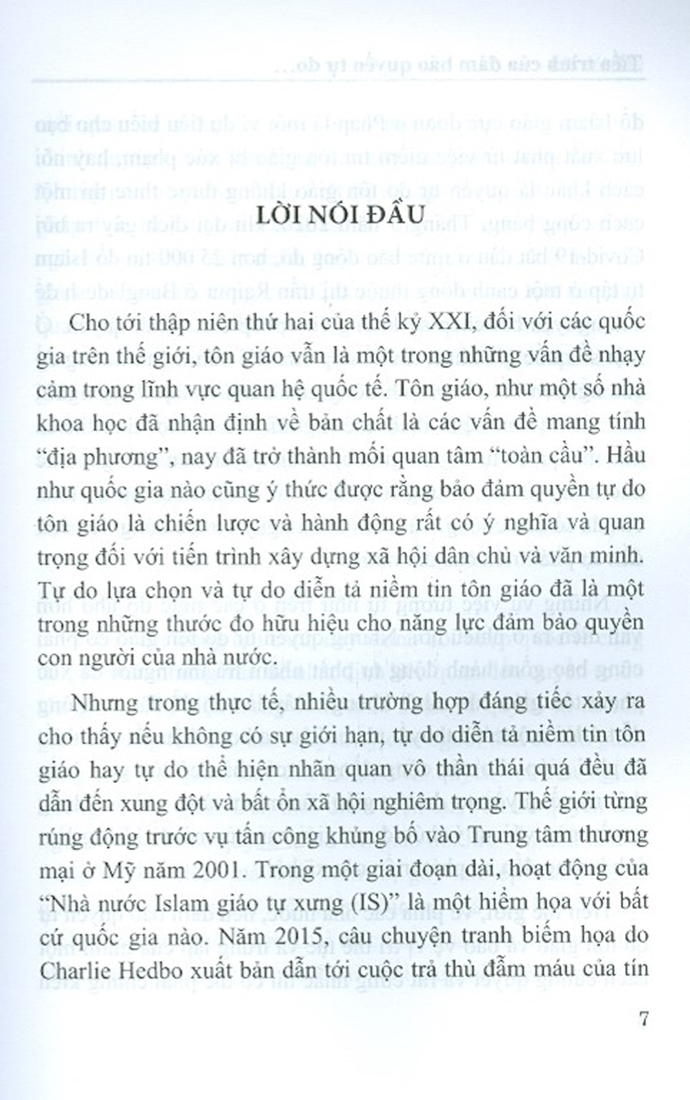 Tiến Trình Của Đảm Bảo Quyền Tự Do Tôn Giáo Trong Bối Cảnh Phát Triển Bền Vững Ở Việt Nam