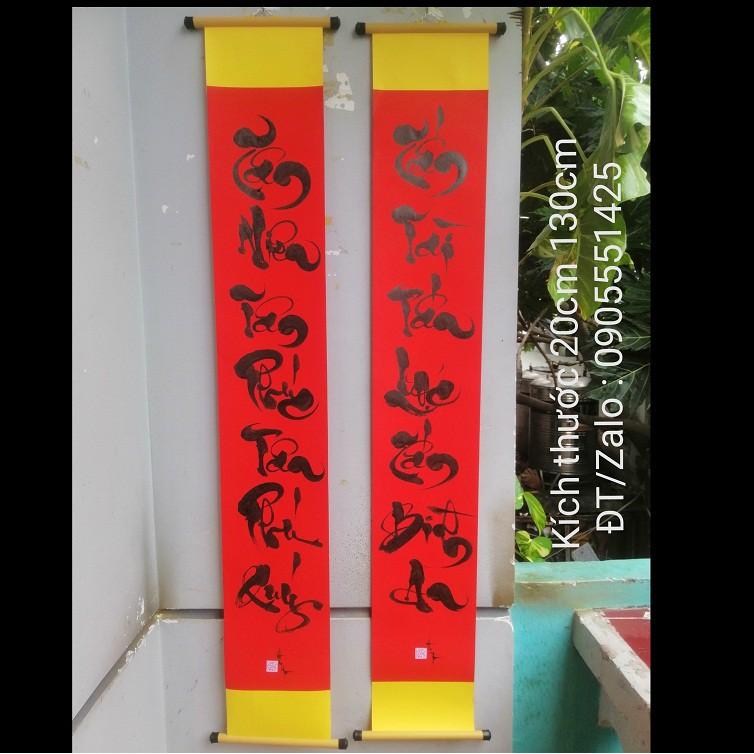 Câu đối tết.Câu đối thư pháp trang trí tết .Quà biếu tết. Quà tặng ông bà, cha mẹ,đối tác, bạn bè