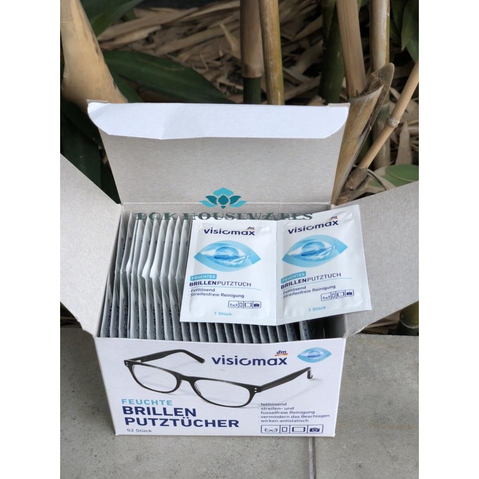 Khăn giấy lau kính Visiomax hộp 52 tờ